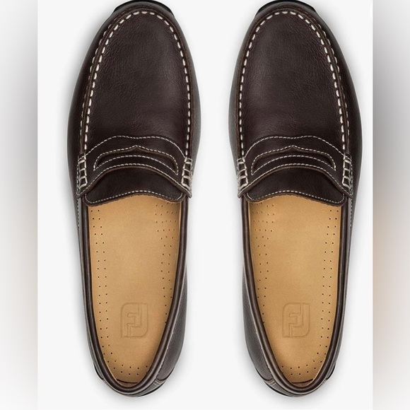 FootJoy Men’s Penny Loafer Golf Shoe Size 8 New - Picture 1 of 8